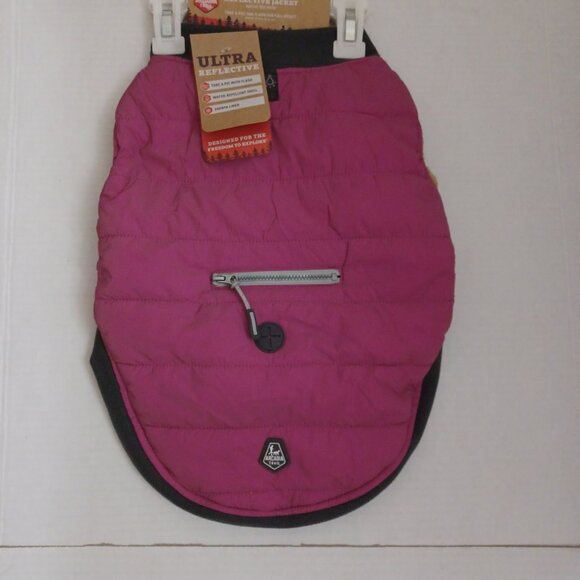 ARCADIA TRAIL ULTRA REFLECTIVE DOG JACKET PINK SIZE MEDIUM - Picture 6 of 8
